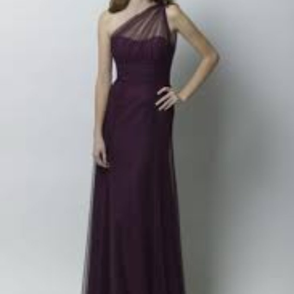 WToo Watters Chocolate Formal Dress with net Sz 12